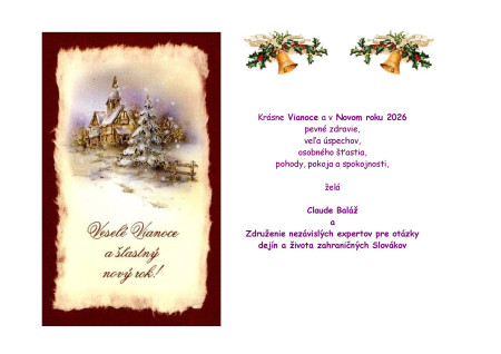 Claude Baláž (20. 12. 2025)