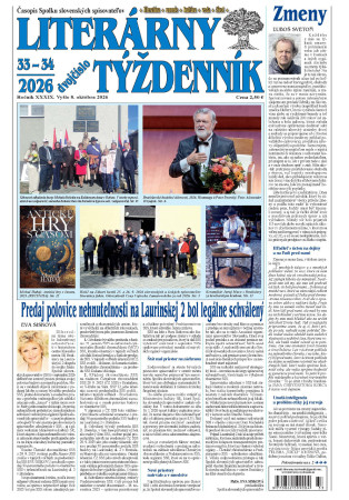 Literárny týždenník 33 – 34/2026
